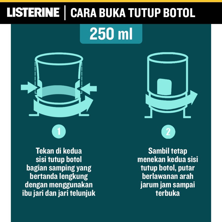 Listerine | Zero | Mouthwash | Obat Kumur 250ml