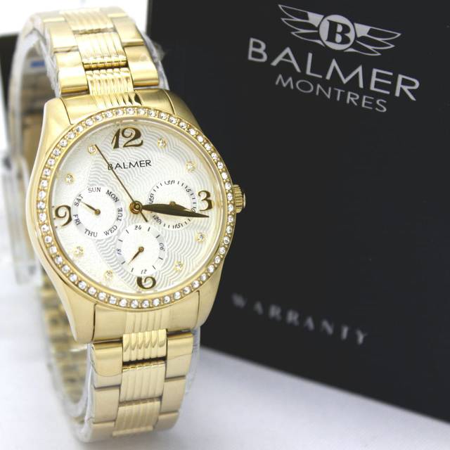 JAM TANGAN CEWEK WANITA BALMER B7934L CHRONO GOLD ORIGINAL