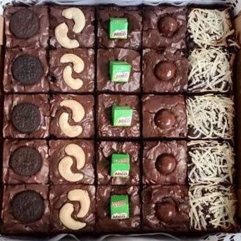 

Fudgy Brownies Sekat