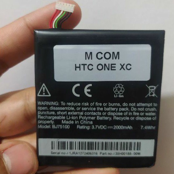 Baterai HTC One M10 B2PS6100 Batre HTC One XC BJ75100 ORIGINAL