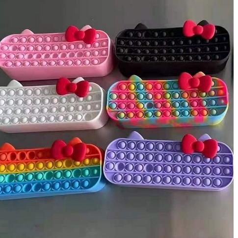

[DISCOUNT PAM98] Tasgue - Kotak Pensil Pop it Murah Pita Ribbon Tempat Pensil Pop it murah Terlaku.