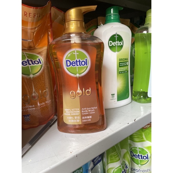 dettol bodywash gold 625g