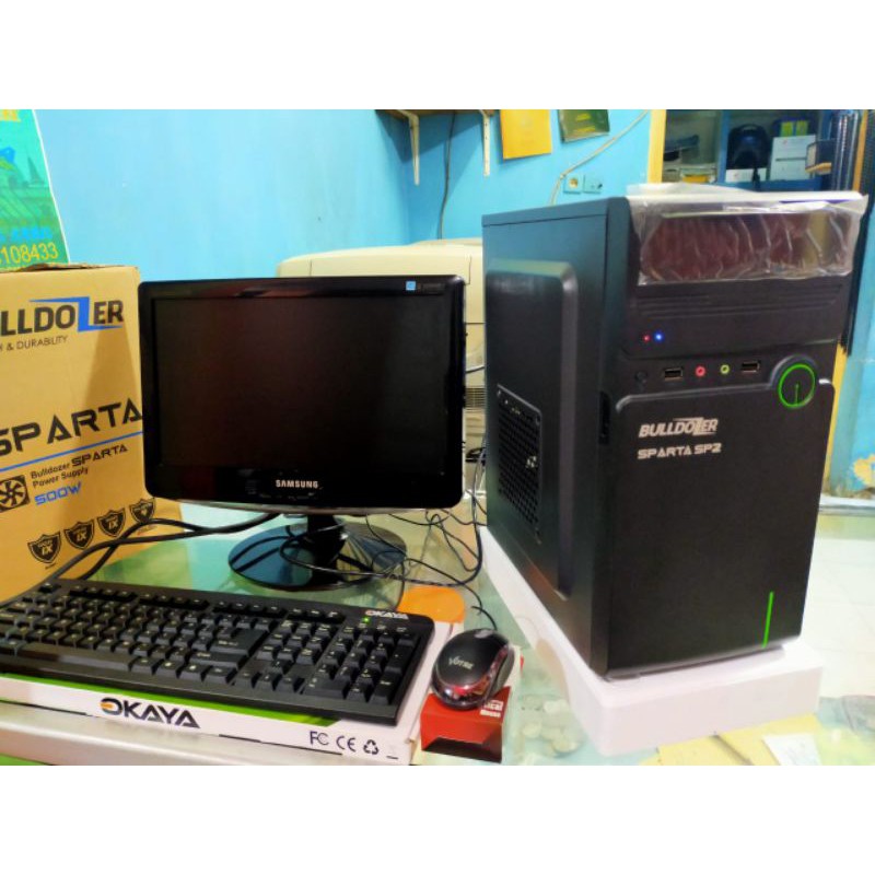 Komputer Kantor Fullset Core i3 Ram 4Gb Harddisk 500Gb LCD 16&quot; Wide