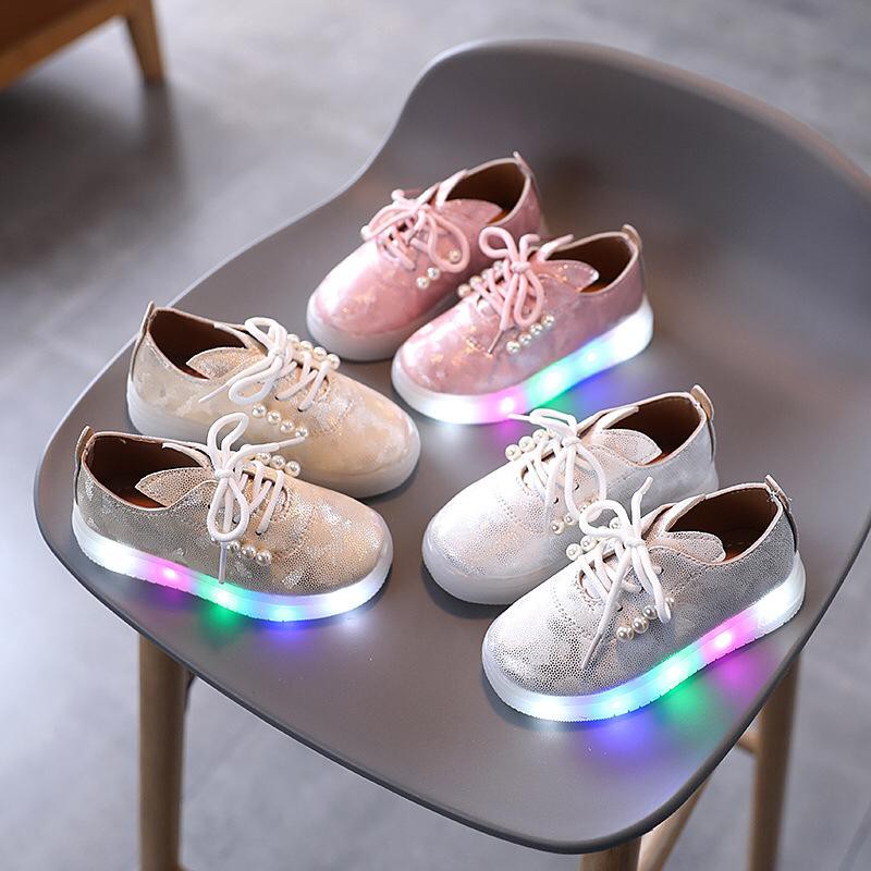 (LOLI-JKT)SP-L982 SEPATU LED ANAK CEWEK  IMPORT SIZE 21-30 BAHAN BERKUALITAS