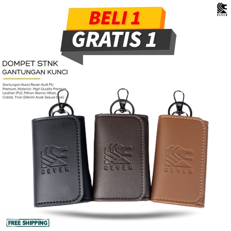 PROMO Dompet Kulit Gantungan Kunci STNK Mobil dan Motor Souvenir Ori Kulit PU Sintetis Premium Asli