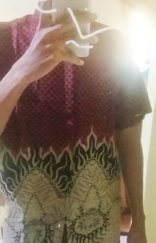 Kemeja Batik Pria Lengan Panjang Size M L Xl Xxl Bswart Batik Hrb026 Kenango Hem Panjang Padi