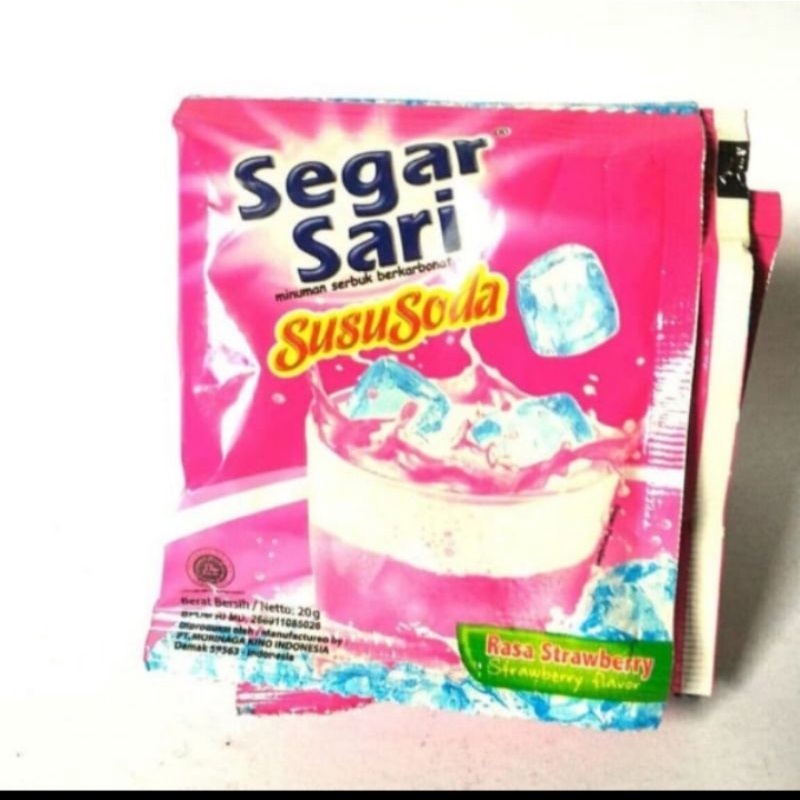 

segar sari susu soda