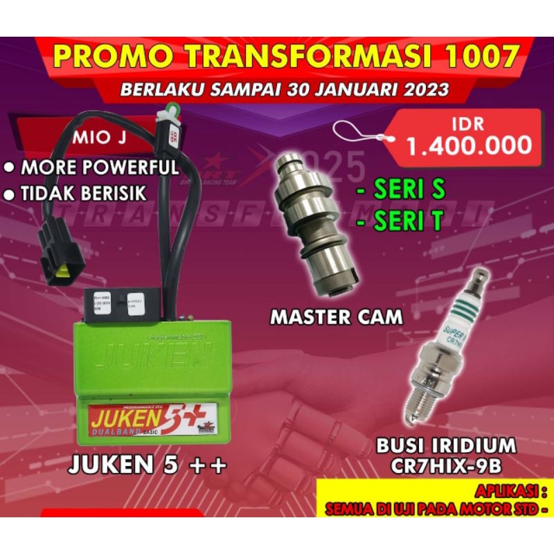 Paket ECU Juken 5 + Master Cam Mio J