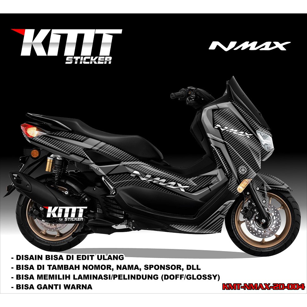 338 DEKAL Nmax DECAL STIKER STICKER Fullbody Nmax New Desain Full Carbon Keren