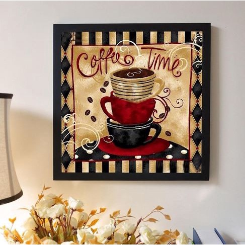 DIY Full Drill Diamond Painting - 5D Coffee Time Stitch Kit