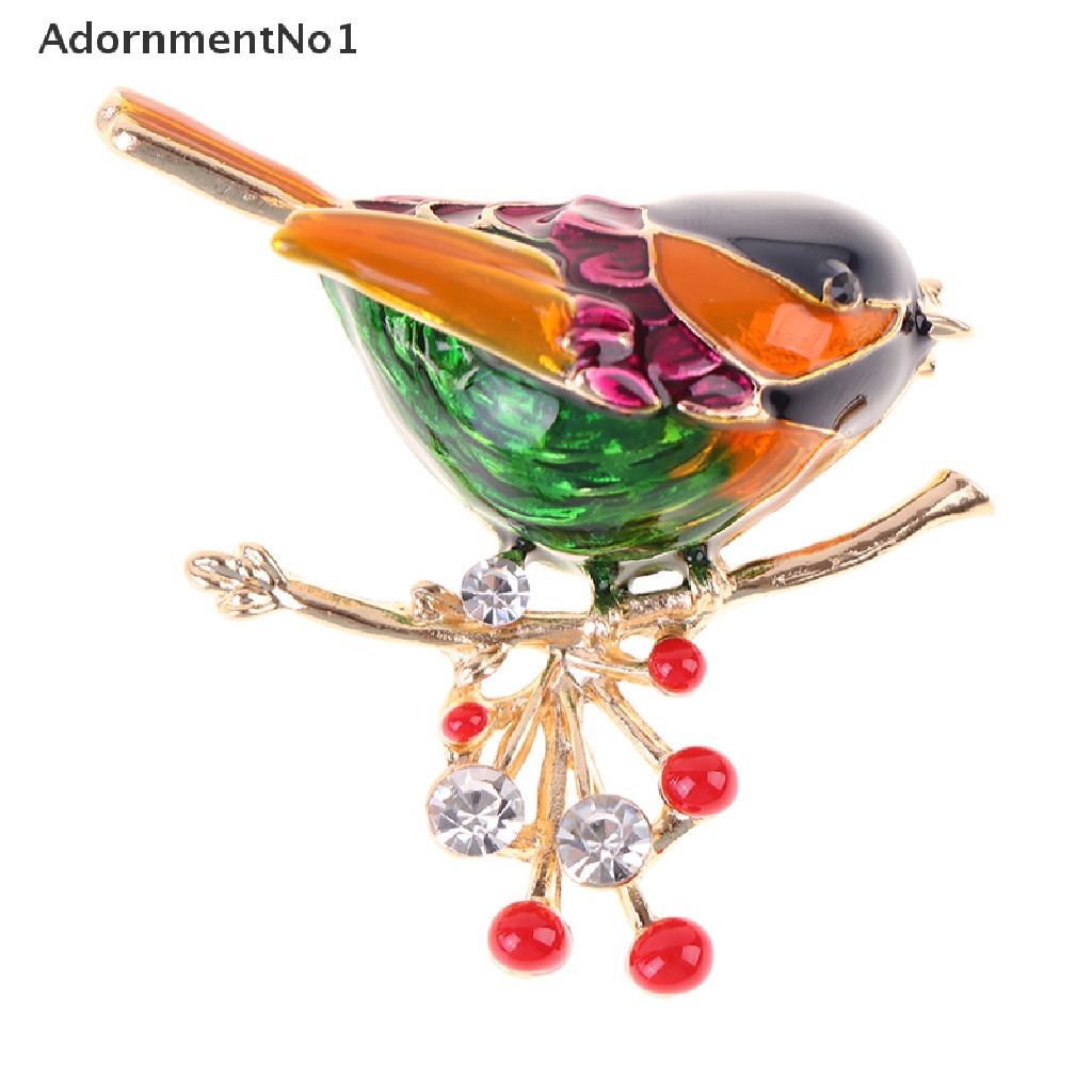 (AdornmentNo1) Bros Pin Enamel Bentuk Burung Untuk Wanita