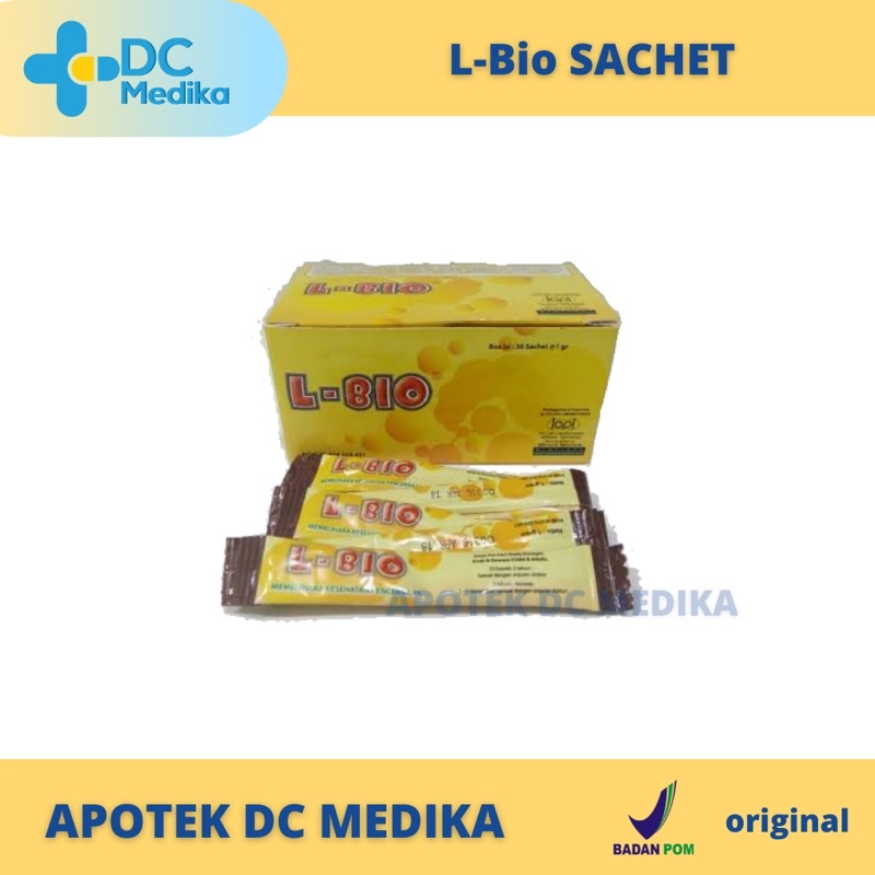 L-Bio Sachet / L Bio / Probiotik untuk diare anak maupun bayi / Obat diare bayi