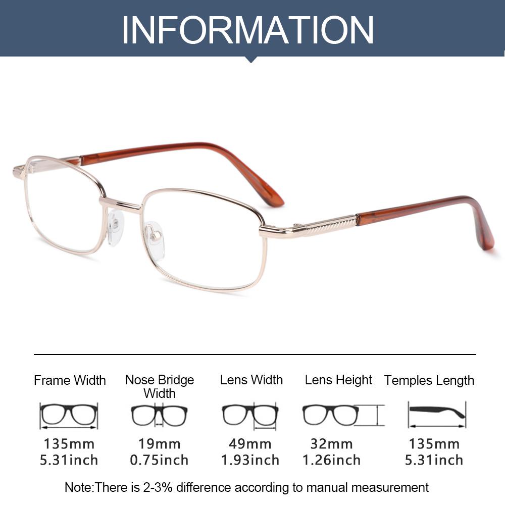 Lily Kacamata Baca High-definition Metal Eyewear Eyeglasses