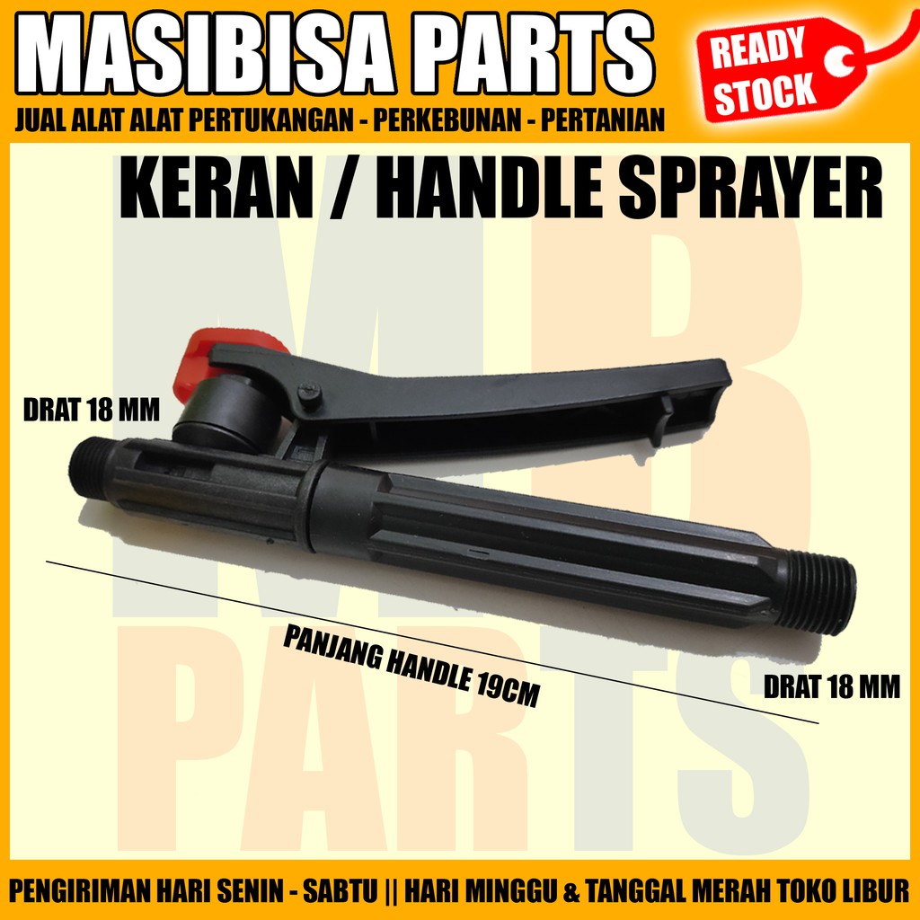 KERAN SPRAYER / KRAN KNAPSAK / HANDLE / PENCETAN MESIN SEMPROT ELEKTRIK