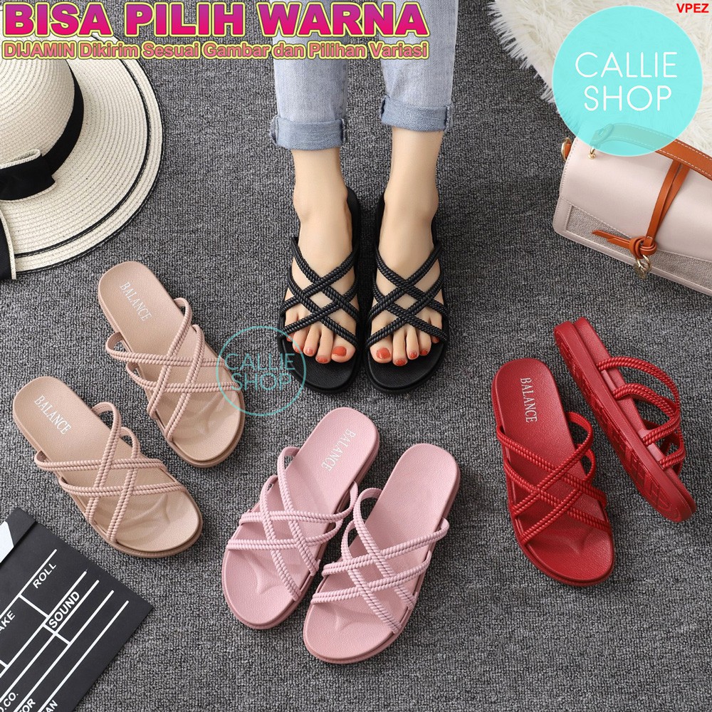 Sandal Wanita Jelly Balance 0912-15 Tambang Anya