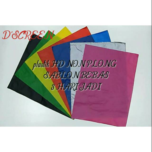 sablon Plastik 25x35 HD NON PLONG sablon #sablon plastik HD ukuran 25x35