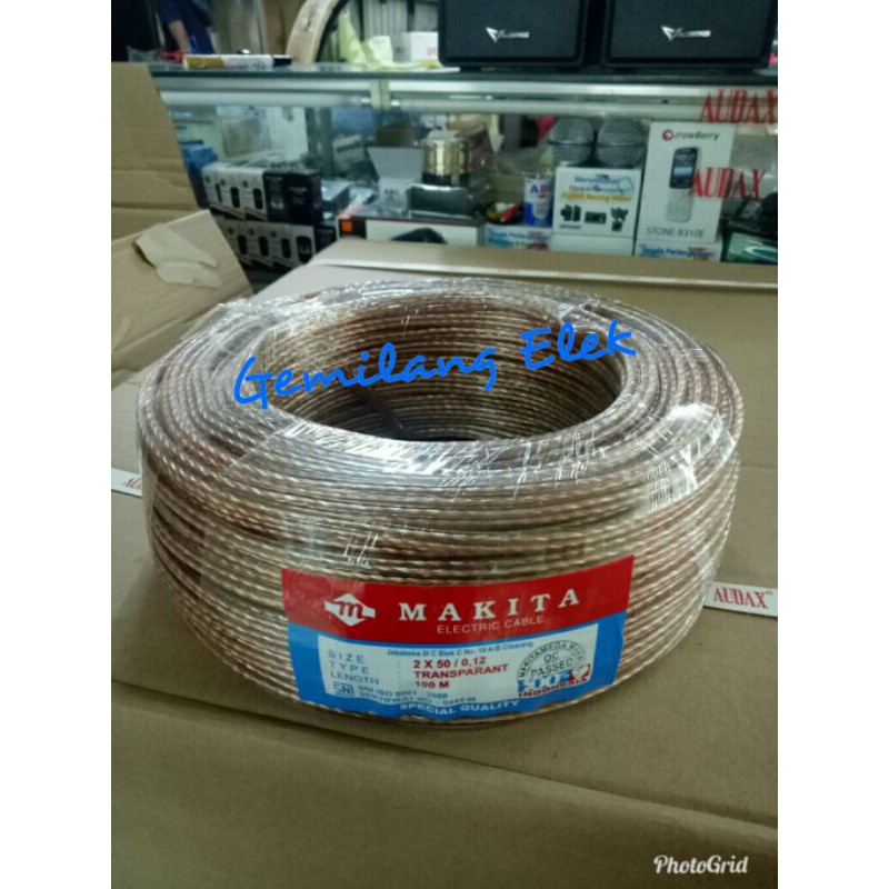 Kabel Speaker MAKITA 2x50 100m