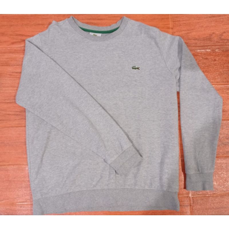 LACOSTE sweater crewneck second SUPER MURAH CN bekas cewek cowok