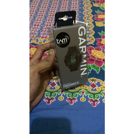 Jam Tangan Pria Garmin Forerunner 55 Black NEW