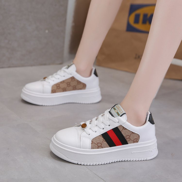 Sepatu Sneakers Wanita ( GUGGI ) Fashion Korean  Terkece Import