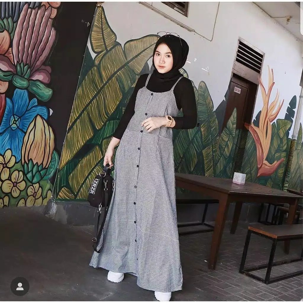  1KG 5PCS TWIN OVERAL GAMIS  TANPA INNER KAOS  MANSET 