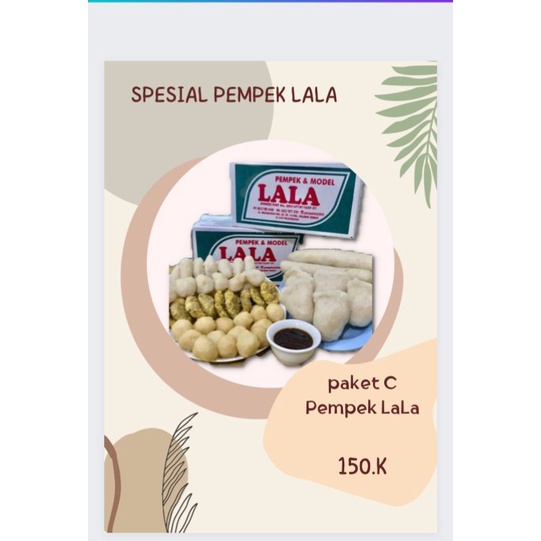 

pempek paket 150C
