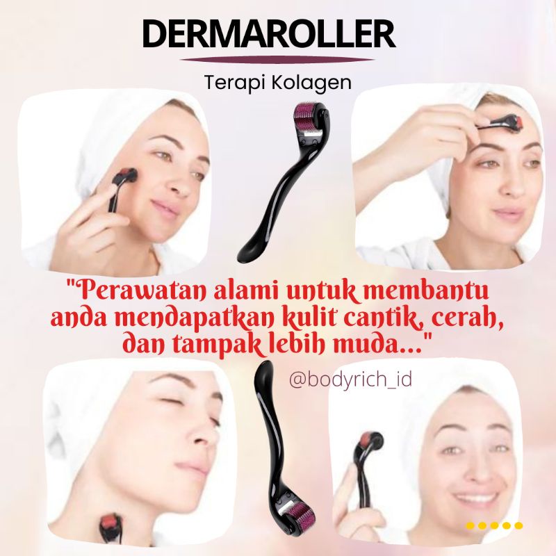 Dermaroller Strechmark Penghilang Bekas Luka Derma Roller Paket Bopeng