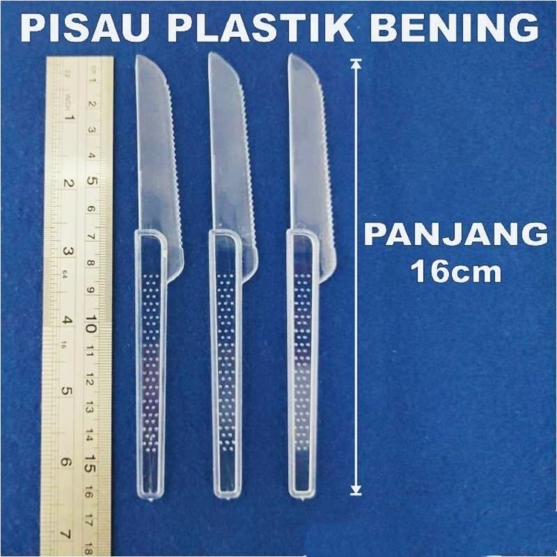 pisau cake kecil plastik 10 pcs