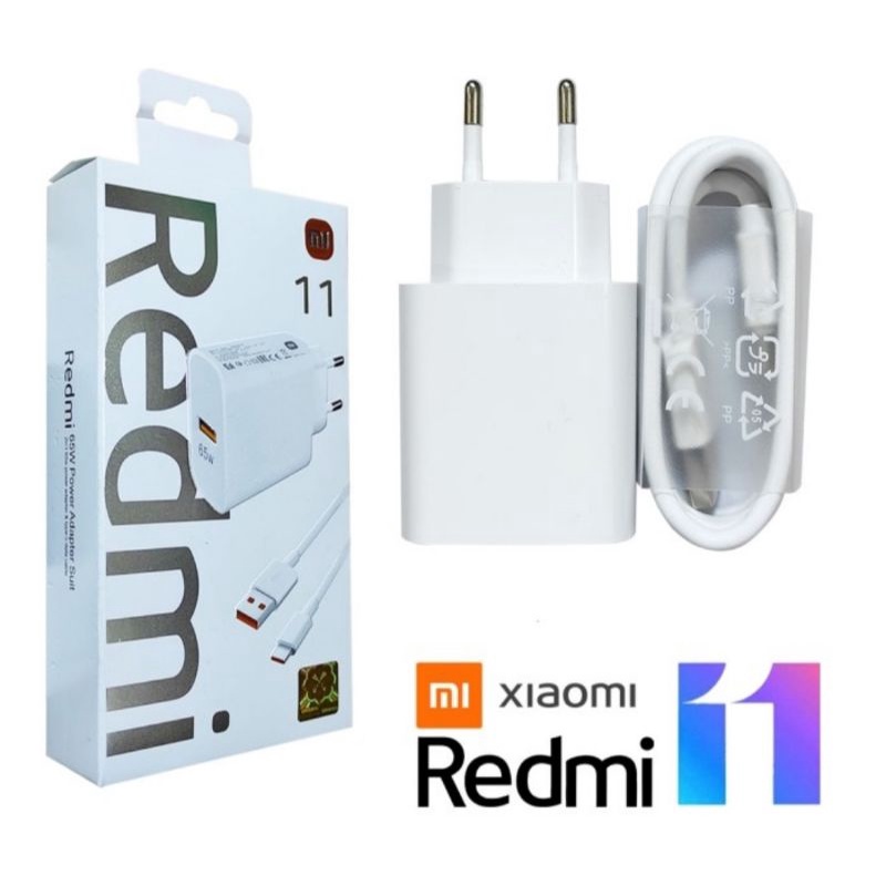 Travel Charger Casan TC Xiaomi Mi 10 / Mi 11 Turbo Fast Charging 65w Original