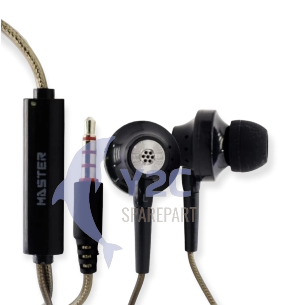 STEREO HANDSFREE / EARPHONE MASTER SCLASS 3 BASS FOR SAMSUNG IPHONE OPPO VIVO REALME XIAOMI SUPER MEGA BASS / HENSET HEADPHONE