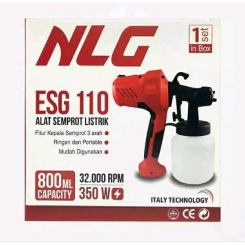 SPRAY GUN ELECTRIC NLG ESG 110  ALAT SEMPROTAN CAT ELEKTRIK ESG 110  SPRAY PAINTER NLG ESG110