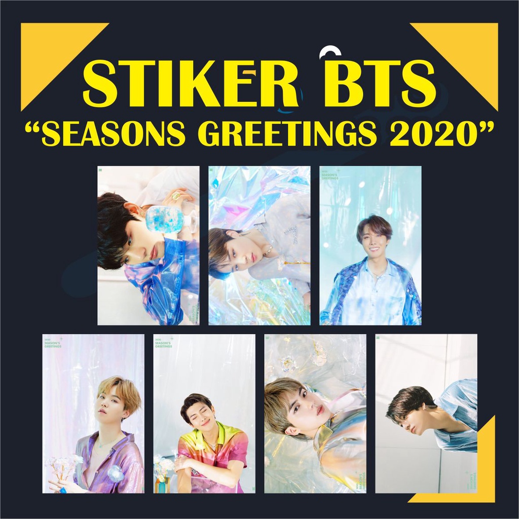 (READY STOCK) STIKER BTS SEASONS GREETINGS 2020 KPOP MURAH
