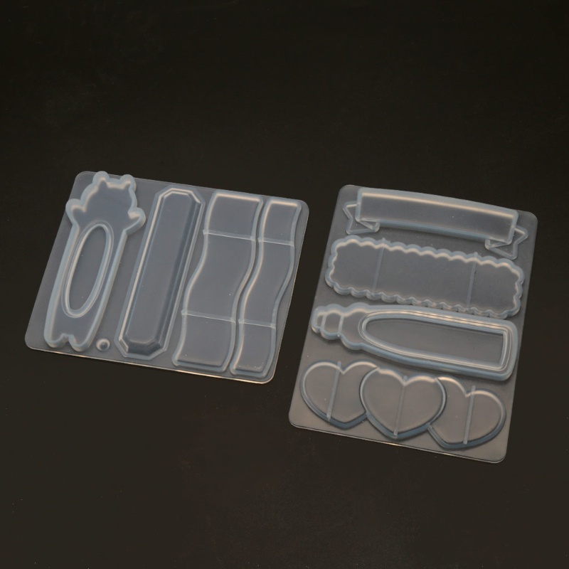 Siy Cetakan Resin Bentuk Beruanghati Bahan Silikon Untuk Jepit Rambut