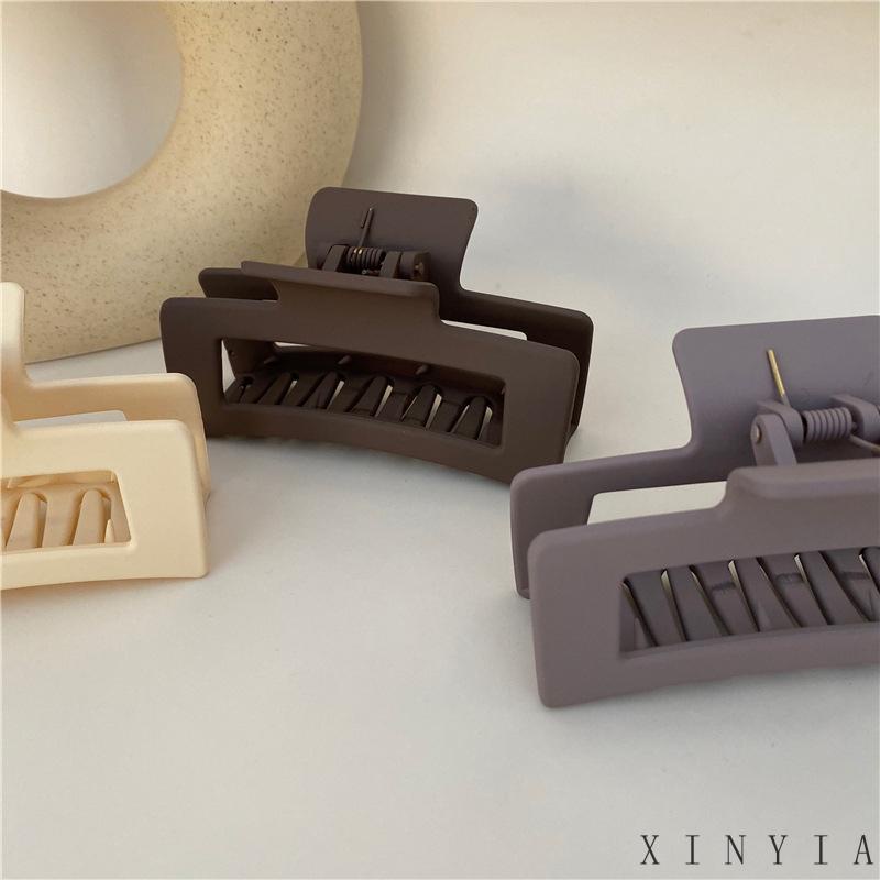 【COD】Jepit Rambut Salon Model Kotak Bolong 8 Cm / Jedai Salon Matte Gaya Korea