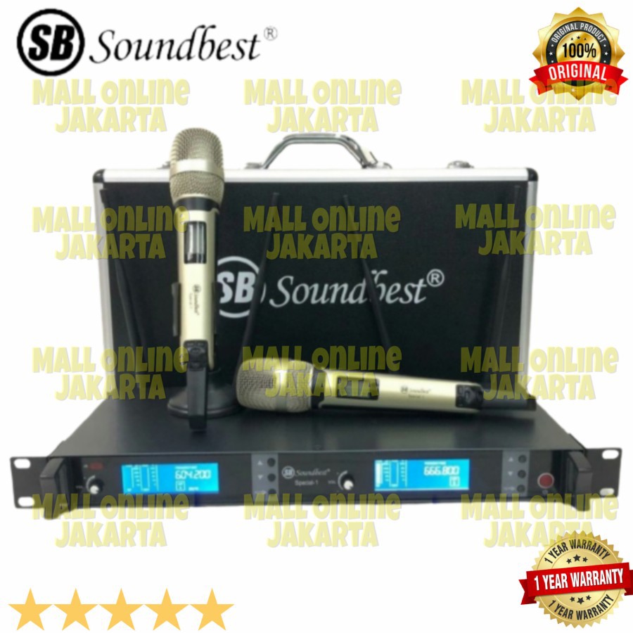 Mic wireless Soundbest Special 1 UHF Spesial 1 microphone 2 Handle