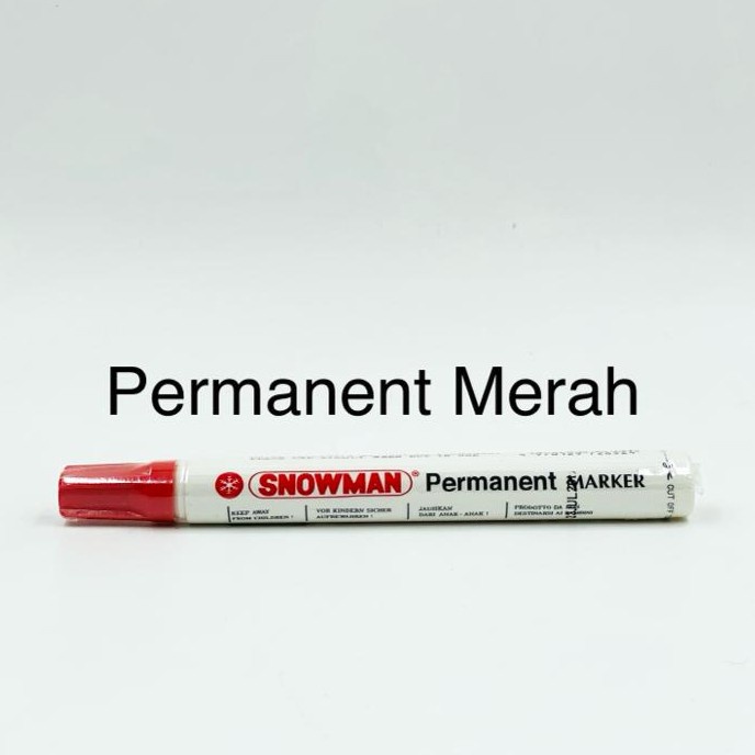 SPIDOL SNOWMAN PERMANENT MARKER G 12 / TINTA PERMANEN G-12 PER PCS