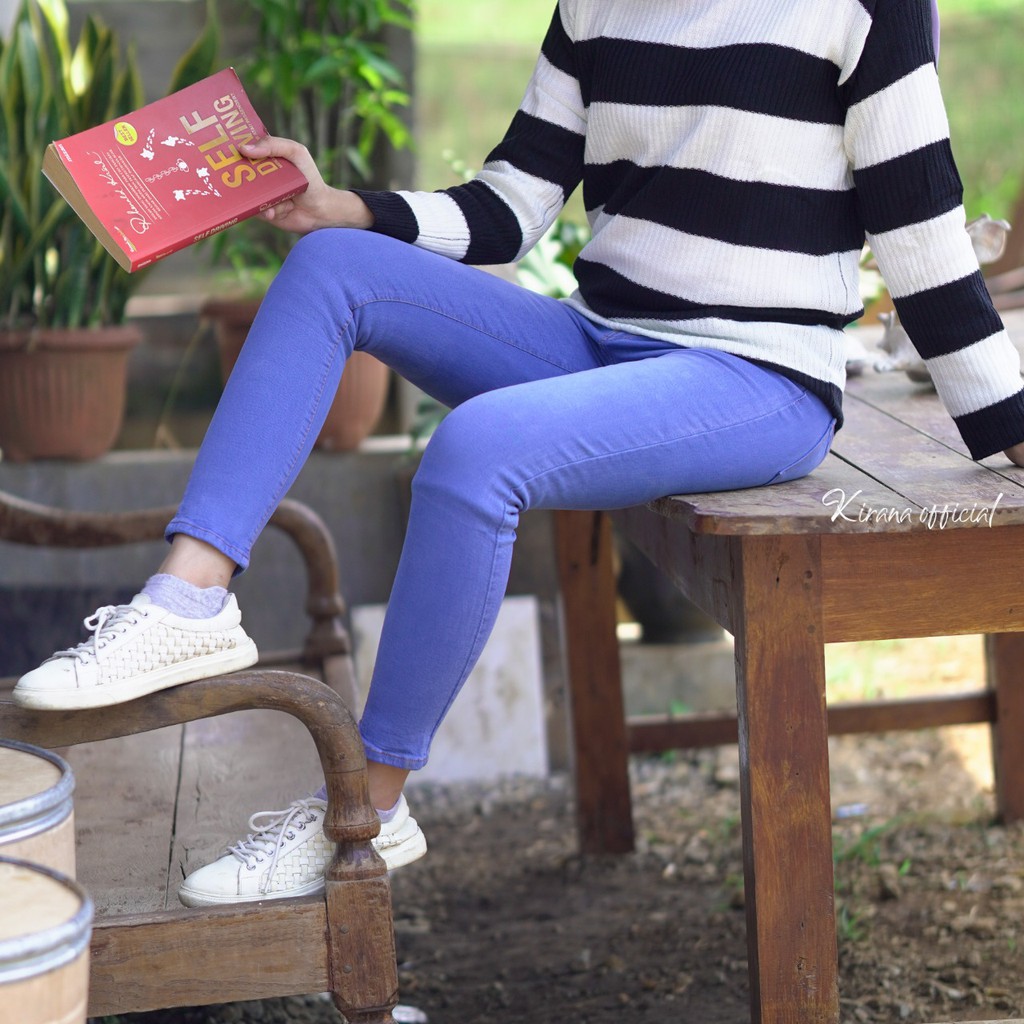 KIRANAOFFICIAL - ( COD ) SKINNY JEANS celana jeans wanita casual  ( B21 )