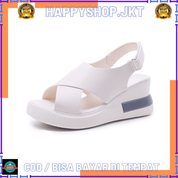 HS / Sandal Wedges Wanita  Premium S-10