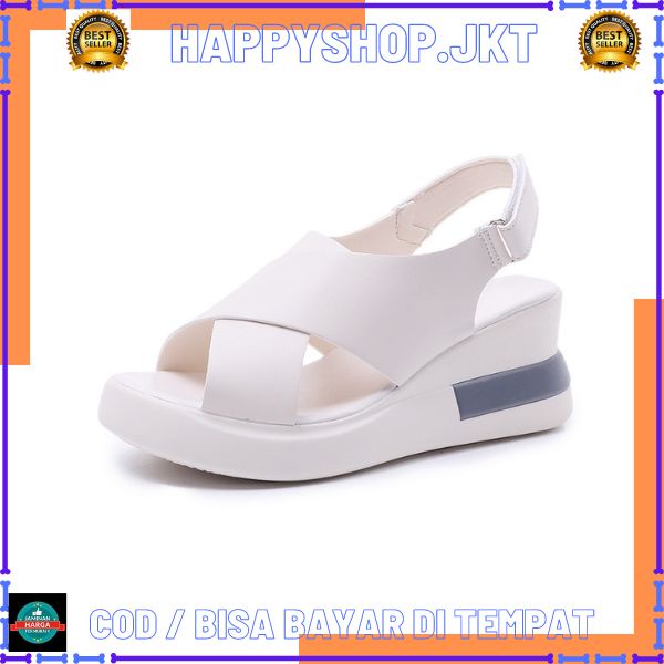 HS / Sandal Wedges Wanita  Premium S-10