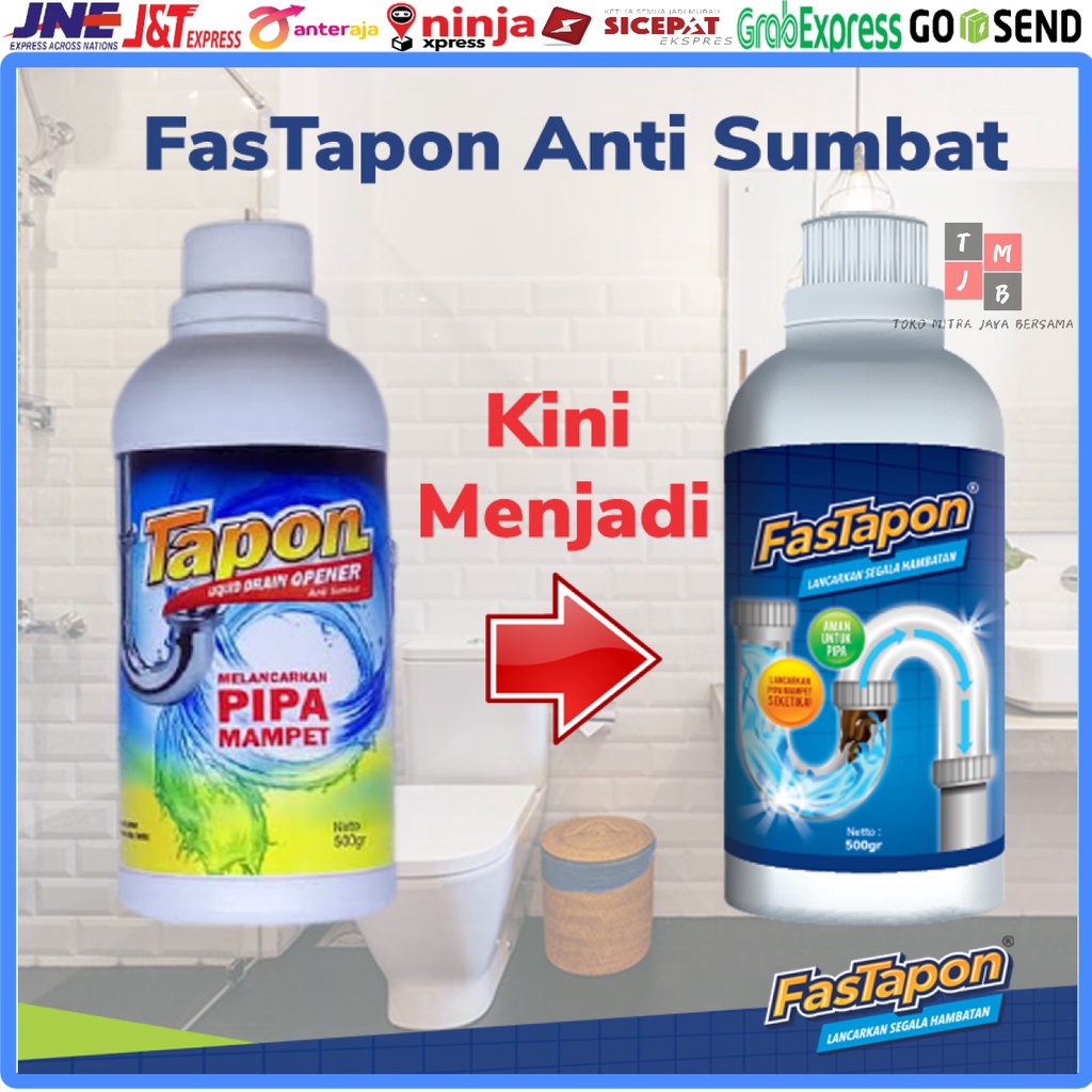 FASTAPON ANTI SUMBAT 500GR TAPON MENGATASI MAMPET PADA WC CLOSET WASTAFEL SALURAN AIR LAINNYA