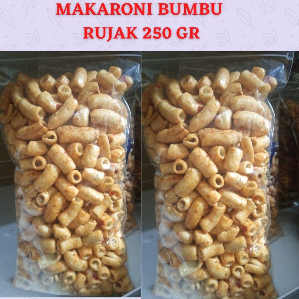 

MAKARONI BUMBU RUJAK PEDAS 250 GRAM