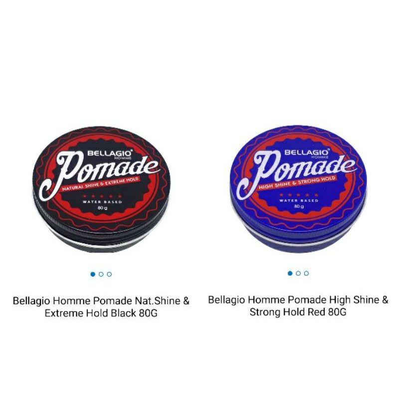 Bellagio Pomade And Kids 80 gr | 40gr Extreme Hold|Strong Hold~Pomade Bellagio Original 100%
