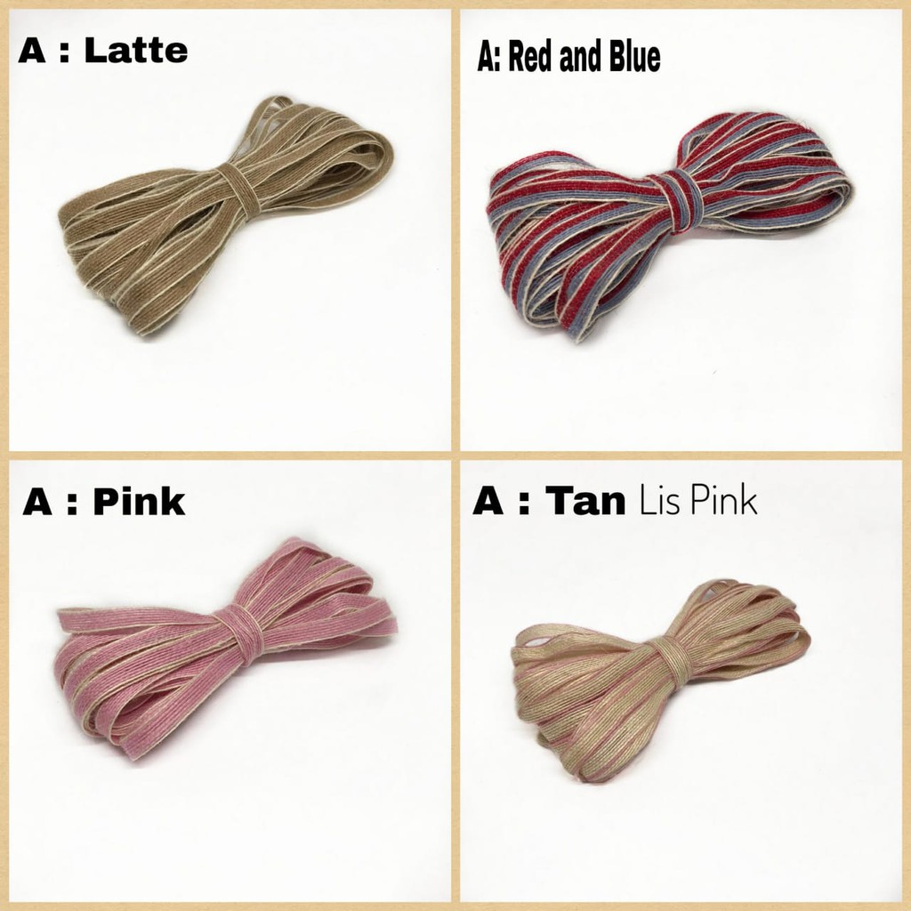 1 YARD - 1 CM | PITA GONI WARNA SERI A | PITA HAMPERS KADO