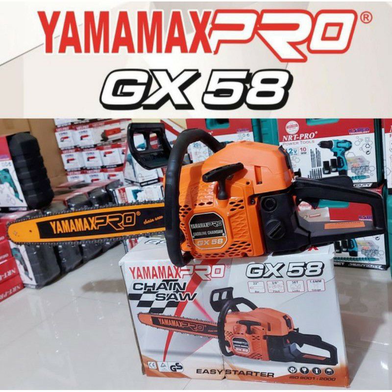 Chainsaw Yamamax GX58 Senso Gergaji mesin kayu