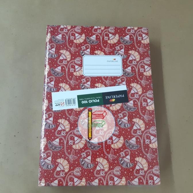 

Buku Tulis Hard Cover Paperline 100 Lembar Per Pack 5 Buku