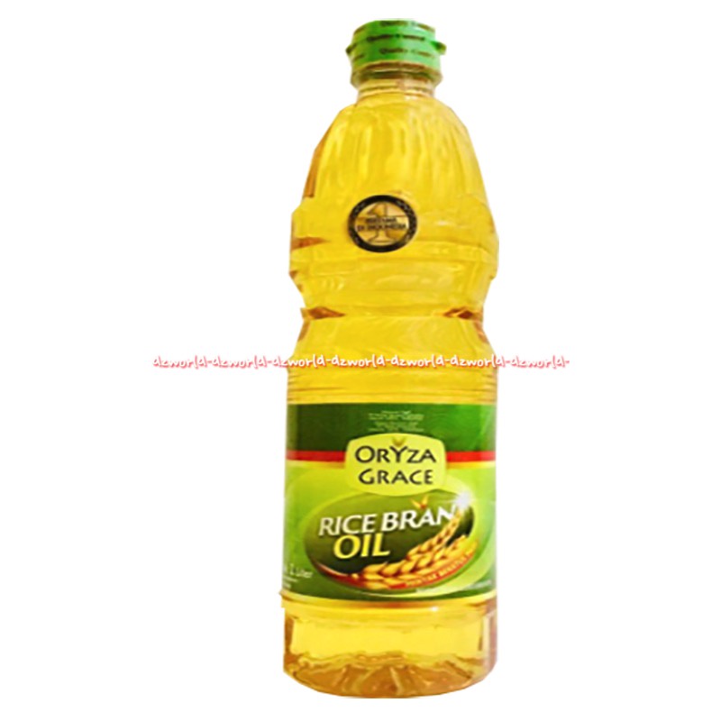 Oryza Grace 1L Rice Bran Oil Minyak Goreng Bekatul Padi Kemasan Botol Ricebran Oriza 1 Litter Rendah lemak Tahan Panas Tinggi Rice Brand