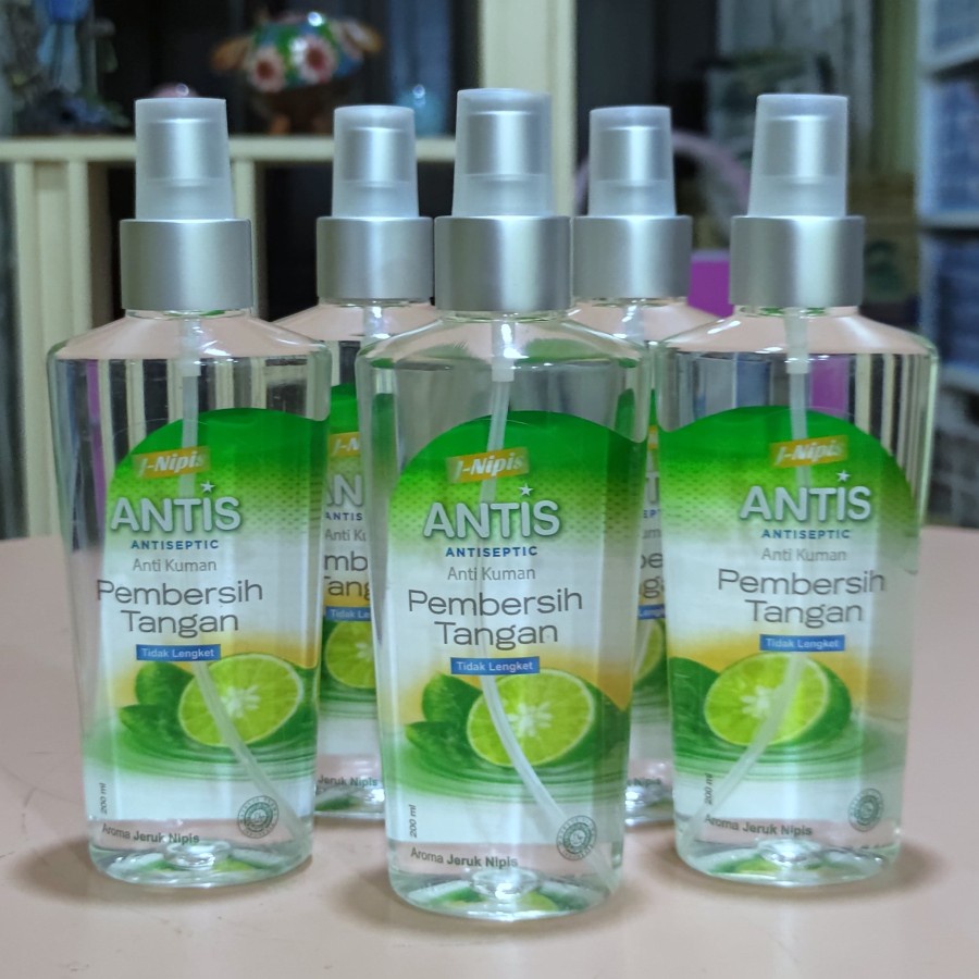 Hand Sanitizer cair / Liquid Antis Spray 200 ml (Free Bubble)