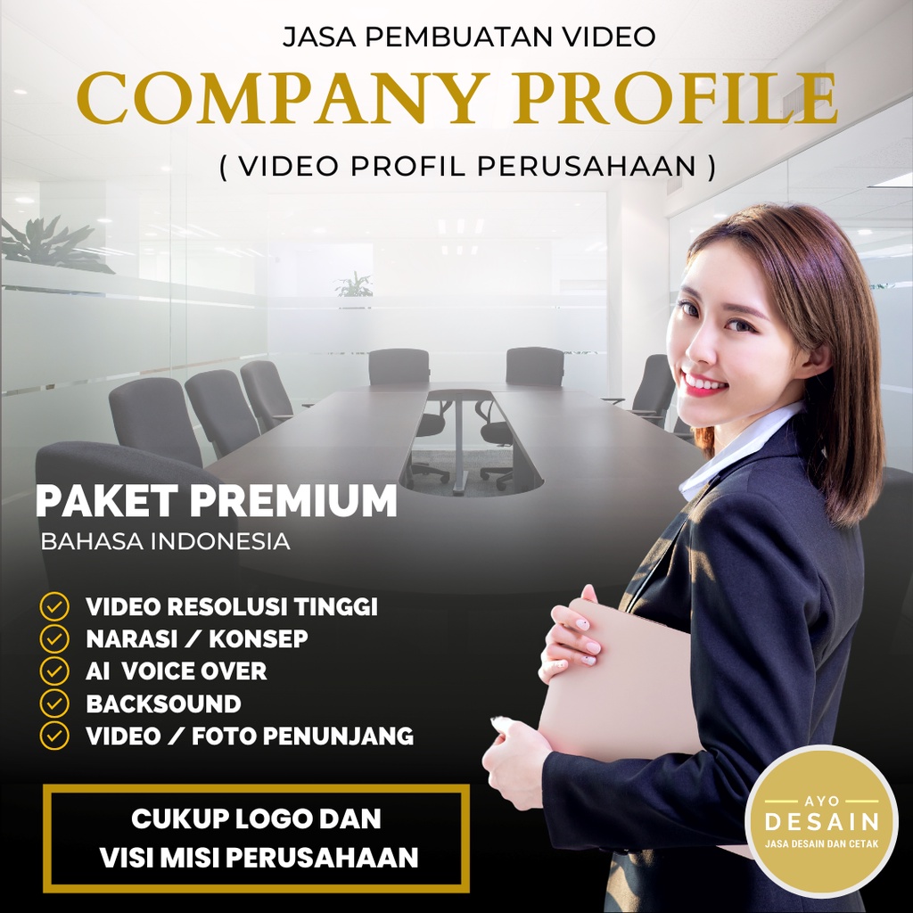 Jasa Desain Pembuatan Video iklan perusahaan | Jasa Video Company Profile |  Jasa Video Profil Usaha