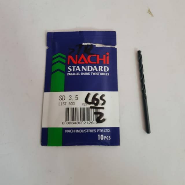 MATA BOR BESI 3,5 mm NACHI ASLI ( 1 pcs )