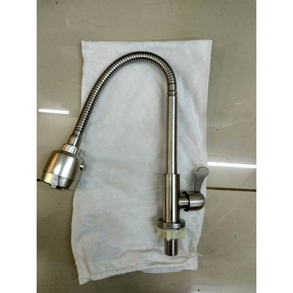 Kran Air Dapur Flexible Merk Kedeng Type KD 105 ukuran 1/2 inch